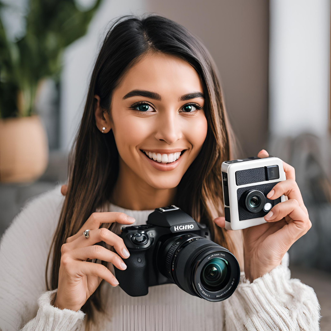 Cute Girl is Happy with your right choice