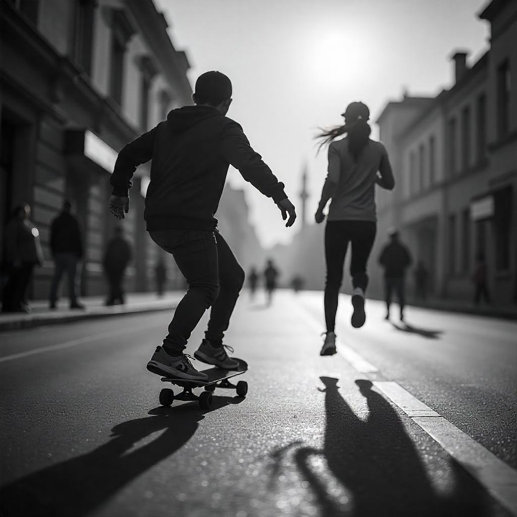 Slow-motion action shot filmed with the DJI Osmo Pocket 3, showing dynamic movement in high detail."
